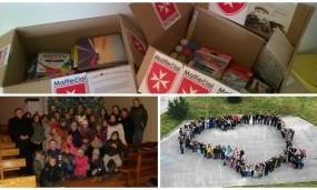 „Už saugią Lietuvą“ ir maltiečiai kviečia dovanoti mokyklinius reikmenis vaikams