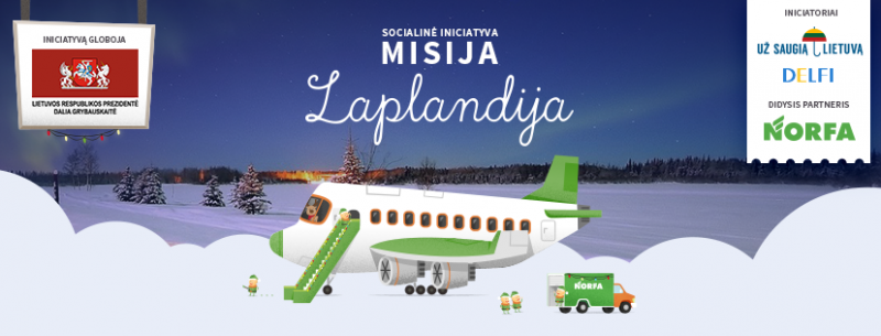 „Misija Laplandija“ pildys vaikų svajones