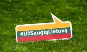 Kampanijai „Už saugią Lietuvą“ – vieneri