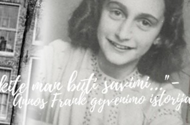 Edukacinė paroda Annos Frank gyvenimo istorija