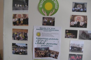 Neįgalių rajono jaunuolių užimtumas Radviliškio ŠSPC Dienos užimtumo skyriuje