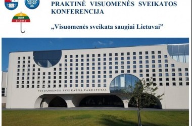 Nacionalinė visuomenės sveikatos konferencija "Visuomenės sveikata saugiai Lietuvai"
